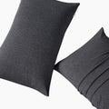 100% Jersey Cotton Standard Pillowcases - Twin-Pack - Black Marble