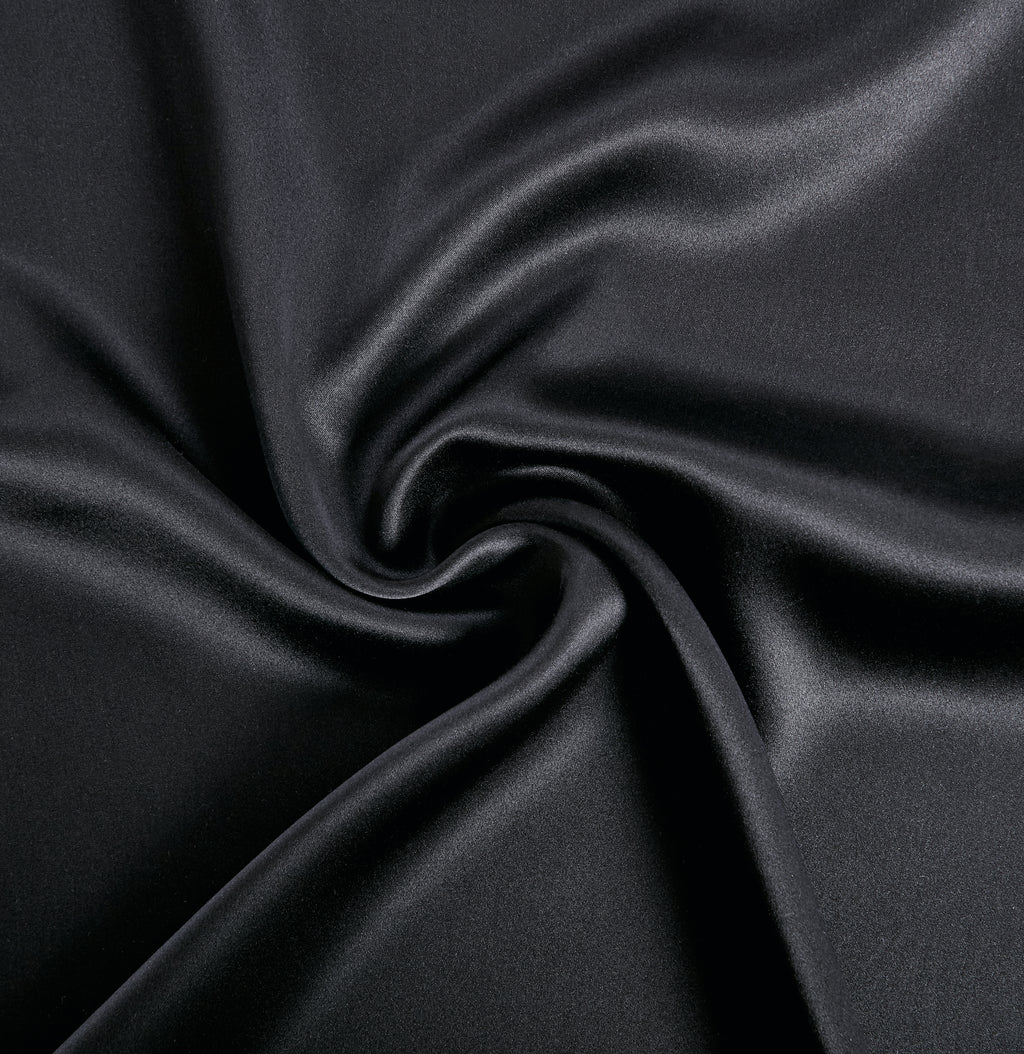 100% Mulberry Silk Pillowcase - Twin-Pack - Black