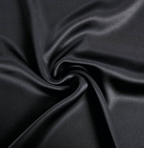 100% Mulberry Silk Pillowcase - Twin-Pack - Black