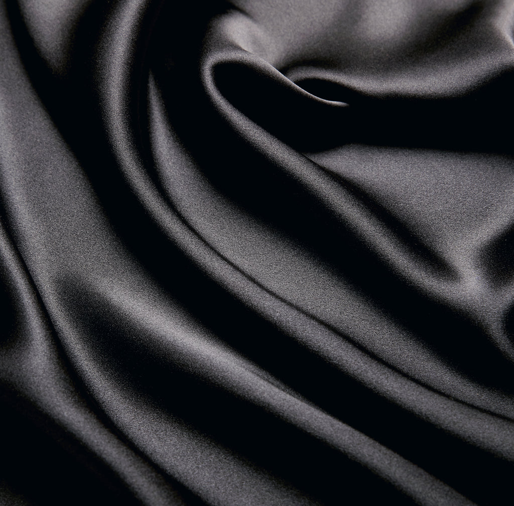 100% Mulberry Silk Pillowcase - Twin-Pack - Black