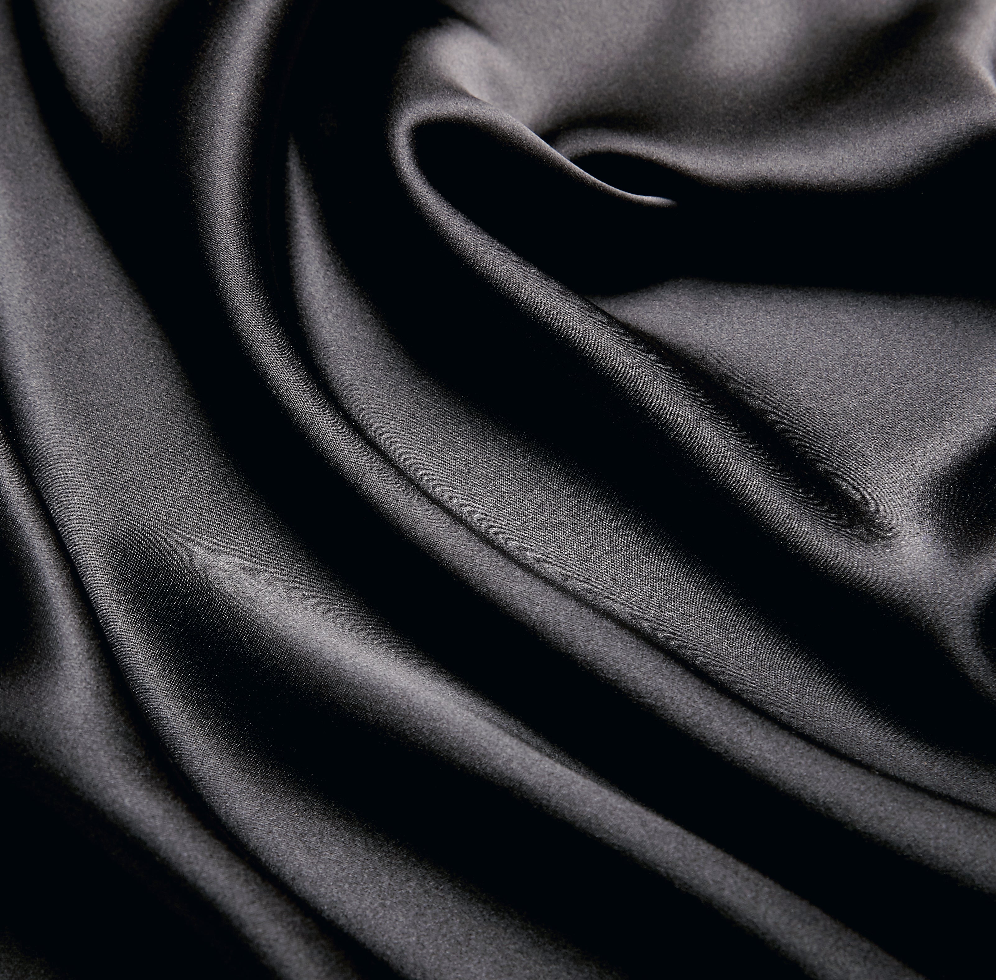 100% Mulberry Silk Pillowcase - Twin-Pack - Black