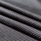 Corduroy Velvet Standard Pillowcase - Twin-Pack - Charcoal