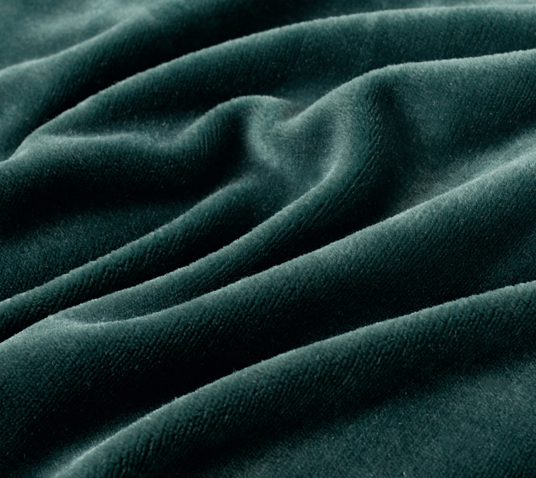 2-in-1 Teddy Sherpa Quilt Cover Set & Blanket - Emerald Green