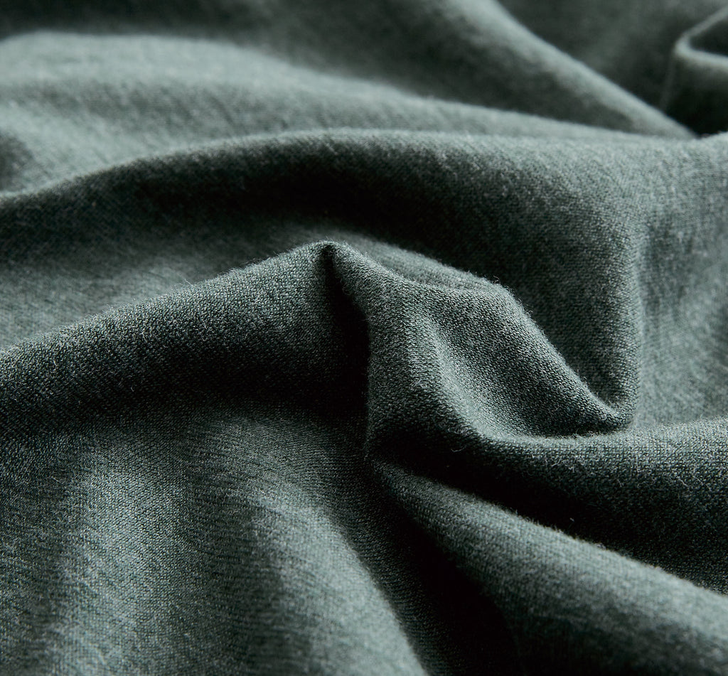100% Jersey Cotton Standard Pillowcases - Twin-Pack - Forest Green