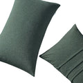 100% Jersey Cotton Standard Pillowcases - Twin-Pack - Forest Green