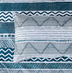 Printed Microfibre Quilt Cover Set - Jasper