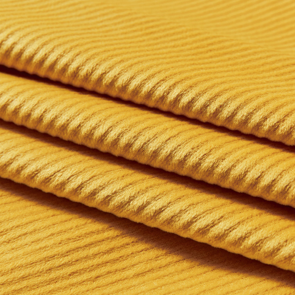 Corduroy Velvet Standard Pillowcase - Twin-Pack - Mustard Yellow