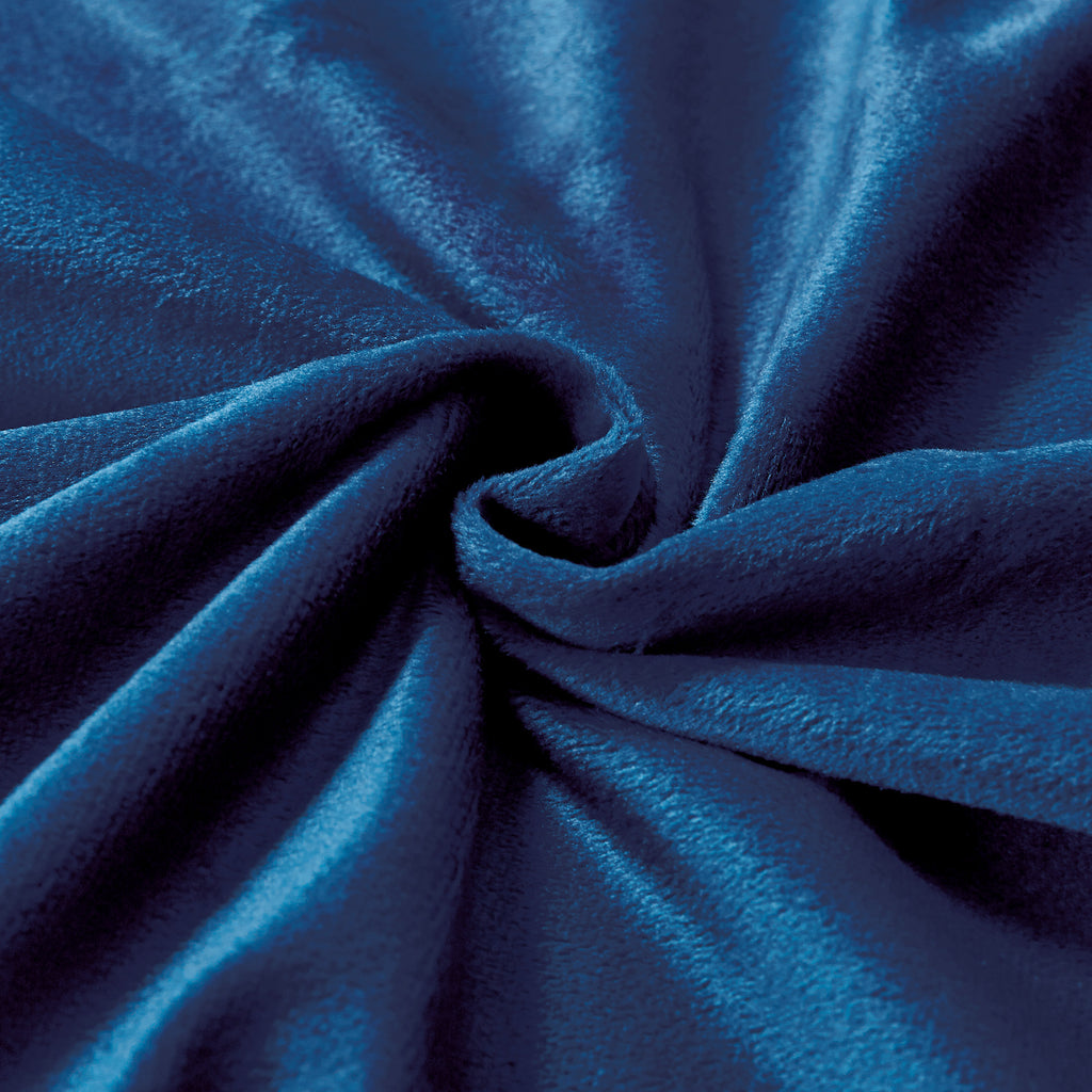 Corduroy Velvet European Pillowcase - Navy Blue