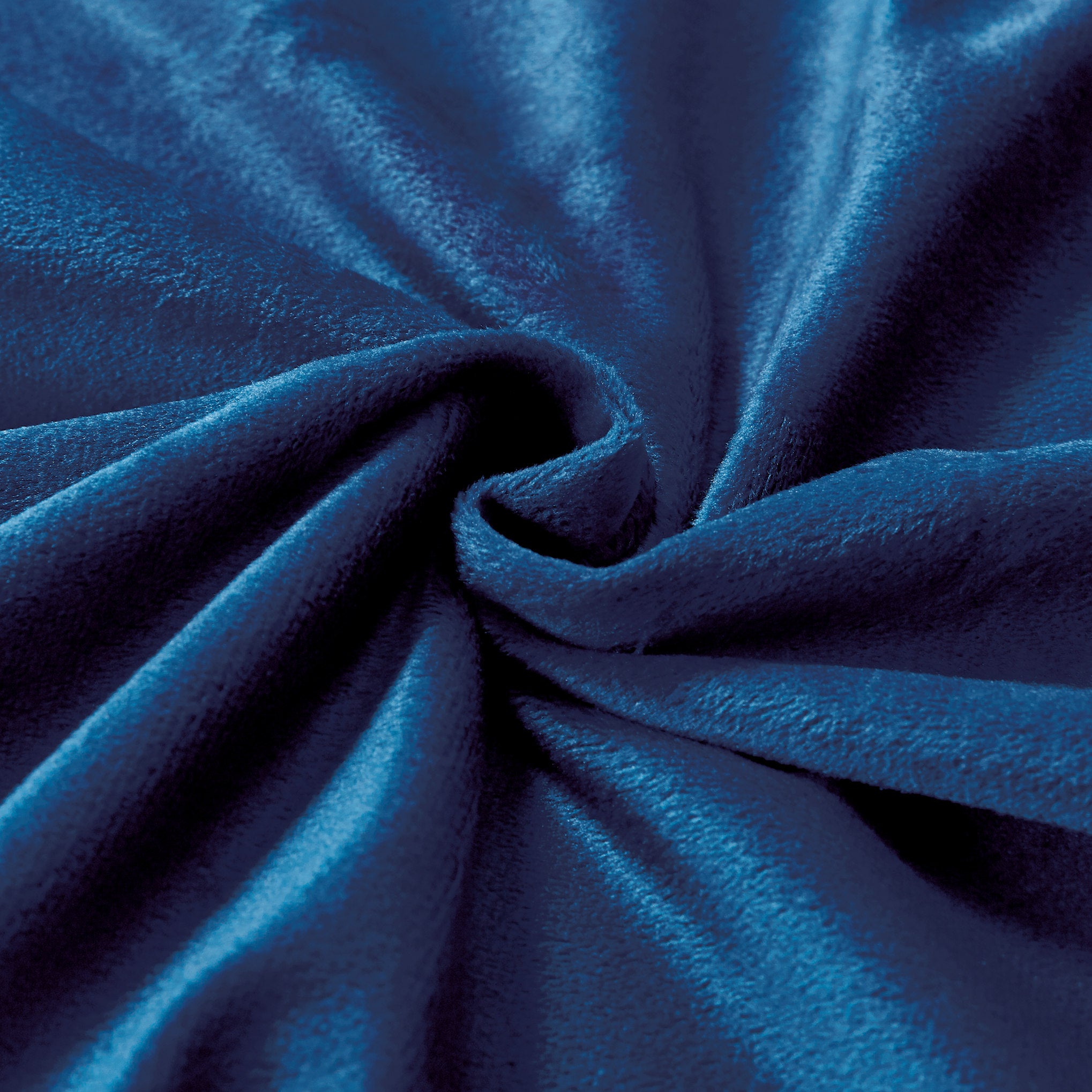 Corduroy Velvet European Pillowcase - Navy Blue