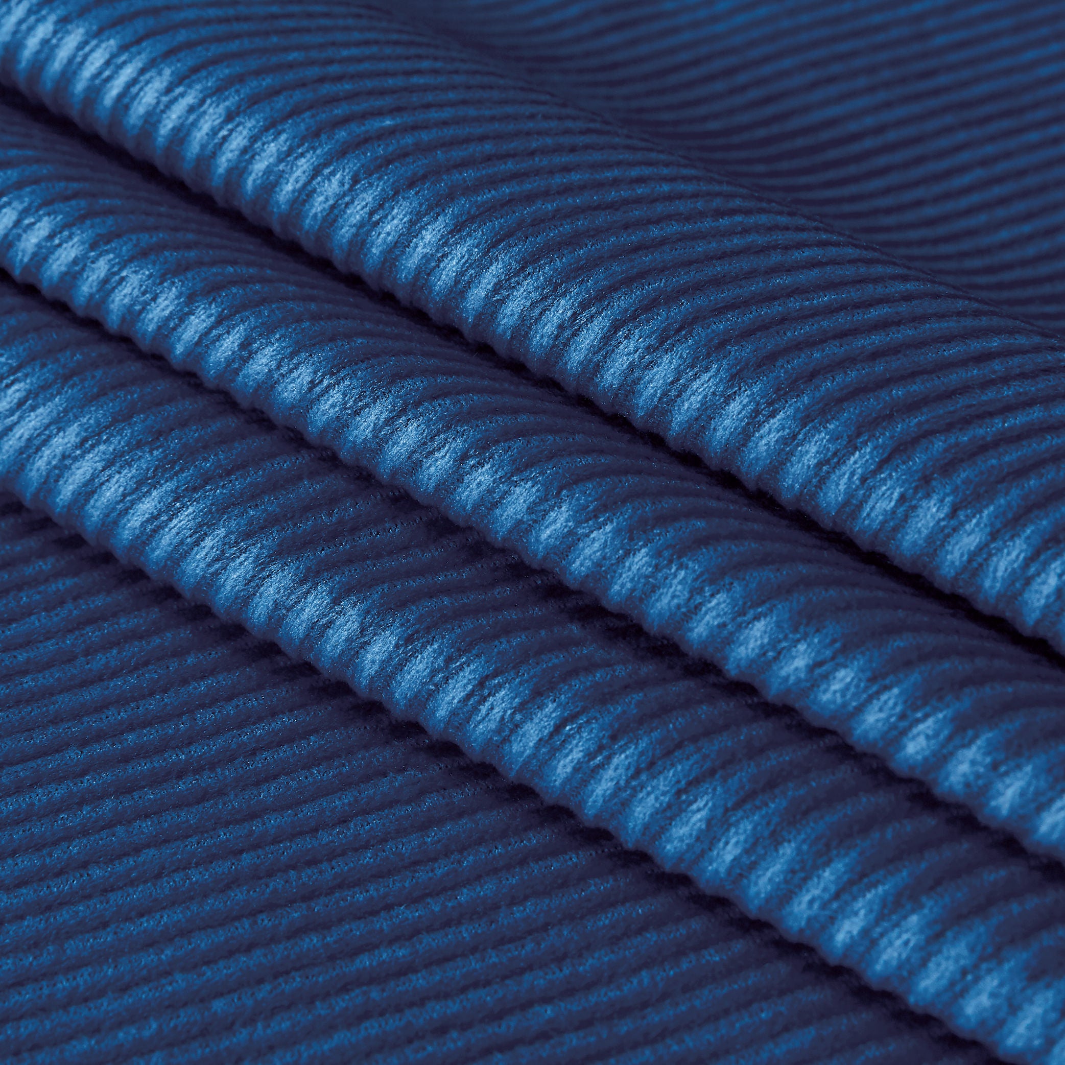 Corduroy Velvet European Pillowcase - Navy Blue