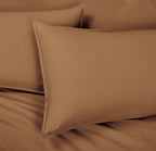 Vintage Washed Cotton Quilt Cover Set - Rust