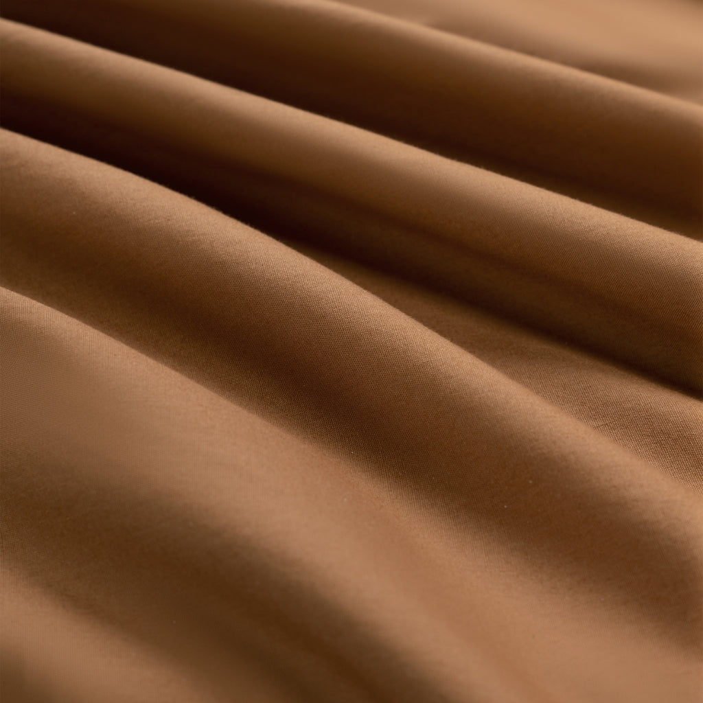 Vintage Washed Cotton Quilt Cover Set - Rust