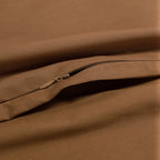 Vintage Washed Cotton Quilt Cover Set - Rust