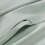 Vintage Washed Cotton Quilt Cover Set - Sage