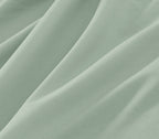 Vintage Washed Cotton Quilt Cover Set - Sage
