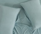 Vintage Washed Microfibre King Pillowcases - Twin-Pack - Seafoam - 50cm x 90cm
