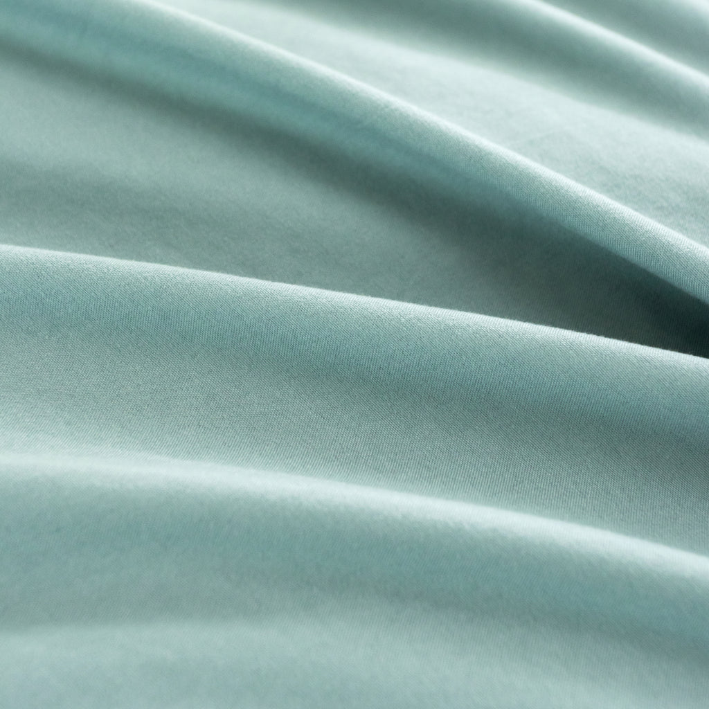 Vintage Washed Microfibre King Pillowcases - Twin-Pack - Seafoam - 50cm x 90cm