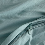 Vintage Washed Microfibre Quilt Cover Set - Seafoam