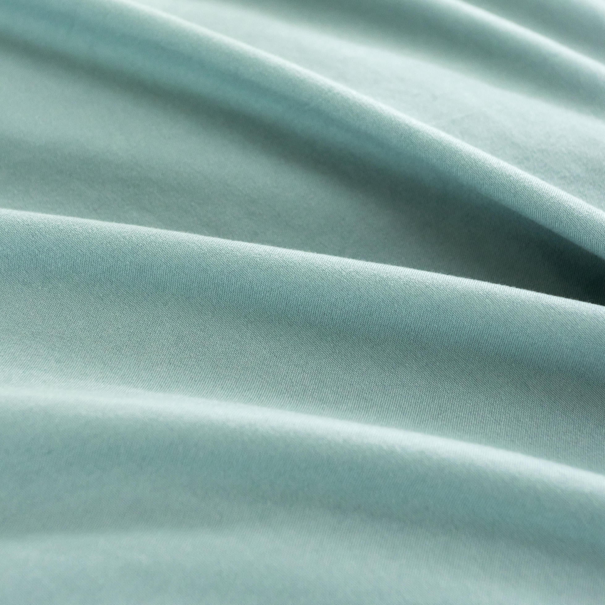 CleverPolly - Vintage Washed Microfibre Standard Pillowcases (Set of 2) - Seafoam