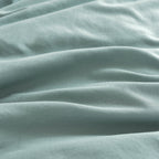 CleverPolly - Vintage Washed Microfibre Standard Pillowcases (Set of 2) - Seafoam