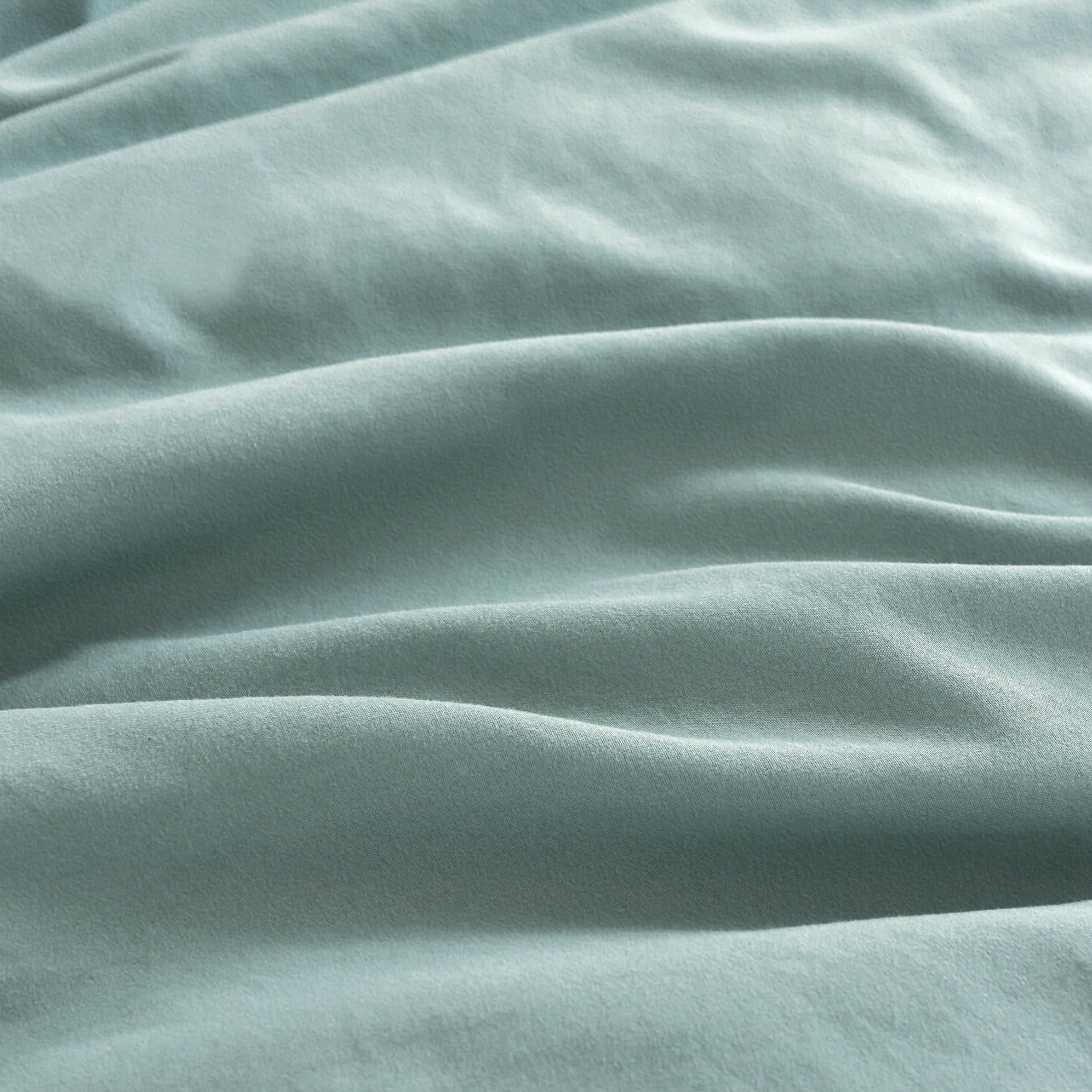CleverPolly - Vintage Washed Microfibre Standard Pillowcases (Set of 2) - Seafoam