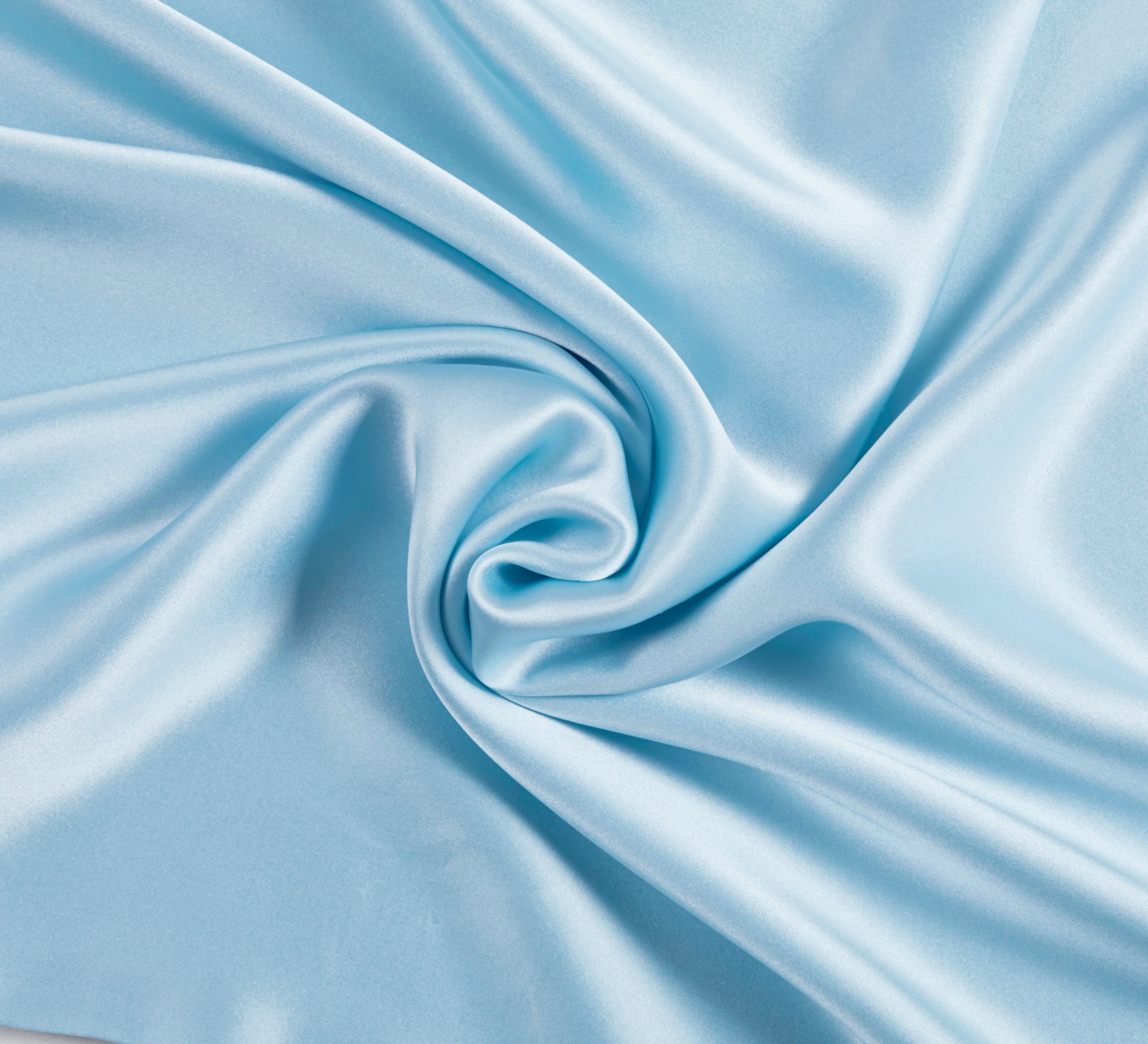 100% Mulberry Silk Pillowcase - Twin-Pack - Sky Blue