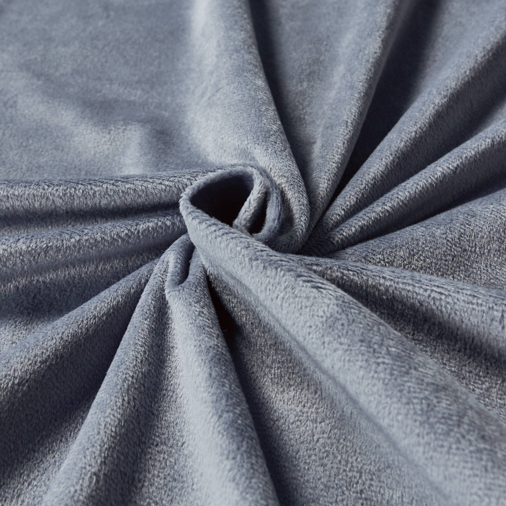 Corduroy Velvet Standard Pillowcase - Twin-Pack - Steel