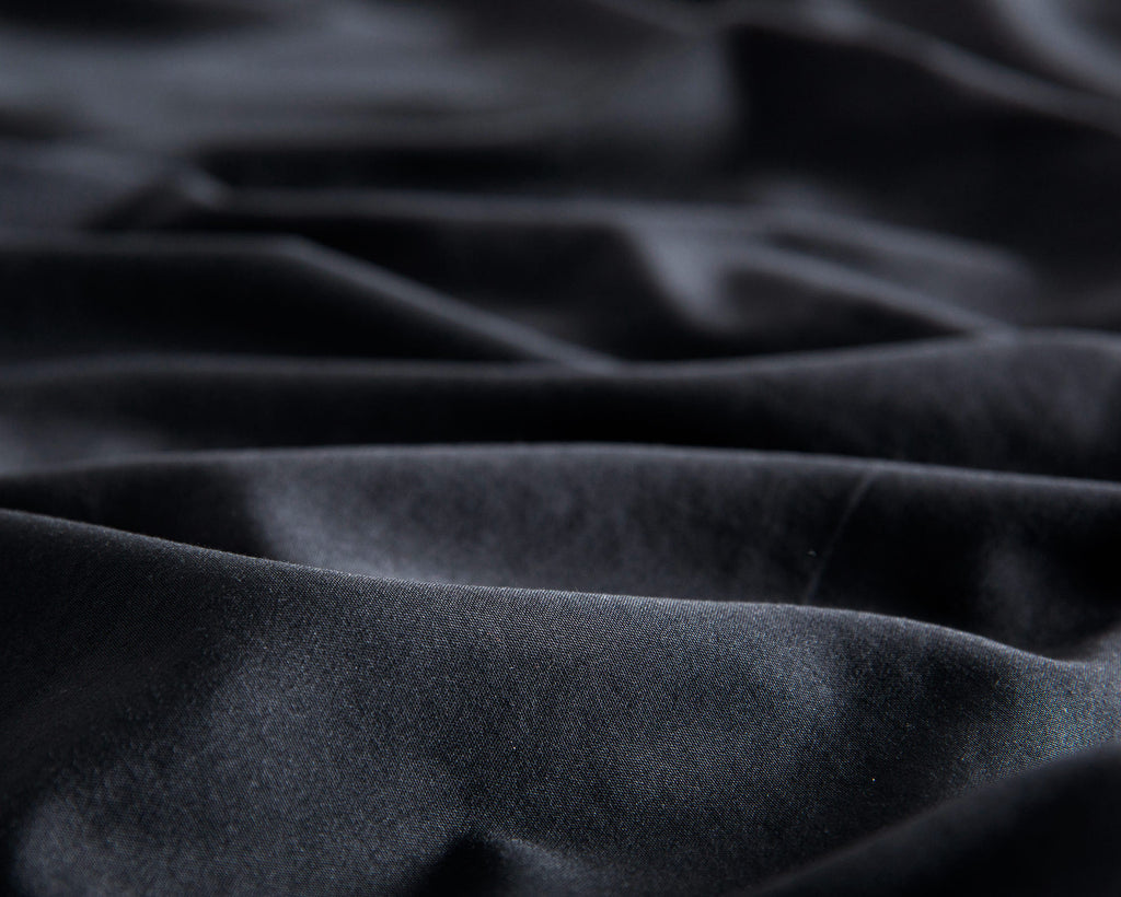 Vintage Washed Microfibre European Pillowcases - Twin-Pack - Black