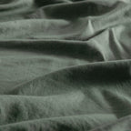 Vintage Washed Microfibre European Pillowcases - Twin-Pack - Khaki Green