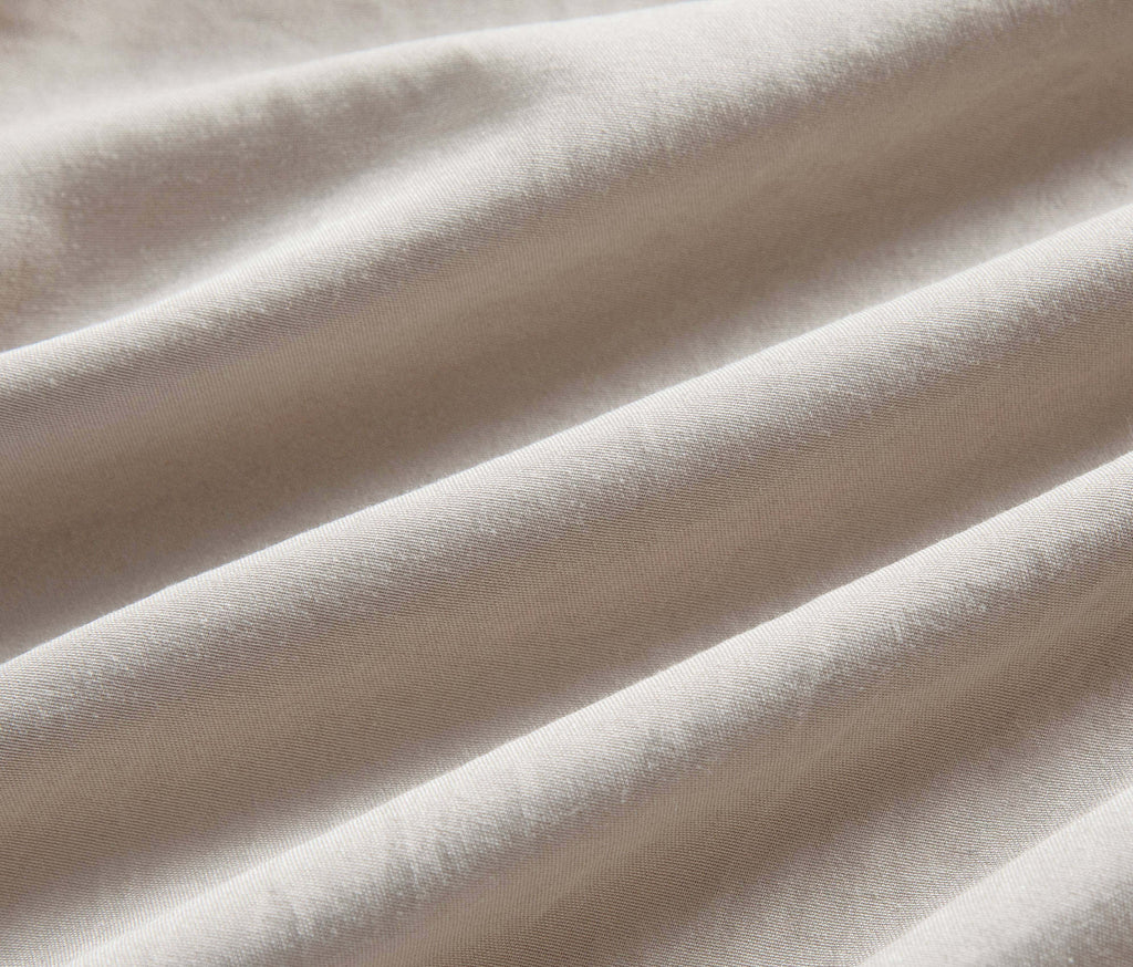 Vintage Washed Microfibre European Pillowcases - Twin-Pack - Linen