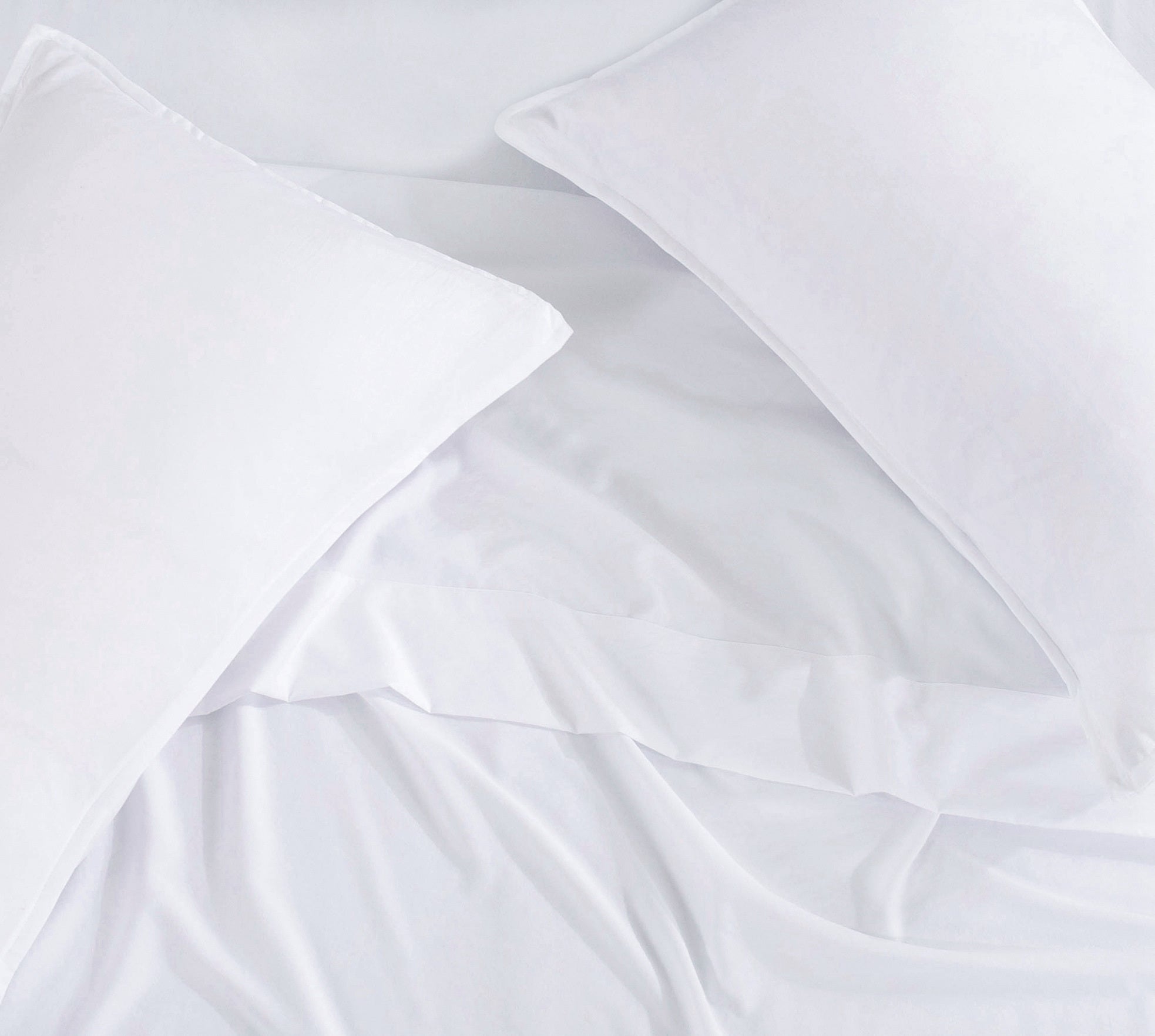 Vintage Washed Microfibre Standard Pillowcases - Twin-Pack - White