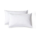 Vintage Washed Microfibre Standard Pillowcases - Twin-Pack - White