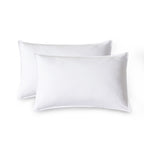 Vintage Washed Microfibre Quilt Cover Set - White