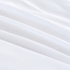 Vintage Washed Microfibre Quilt Cover Set - White