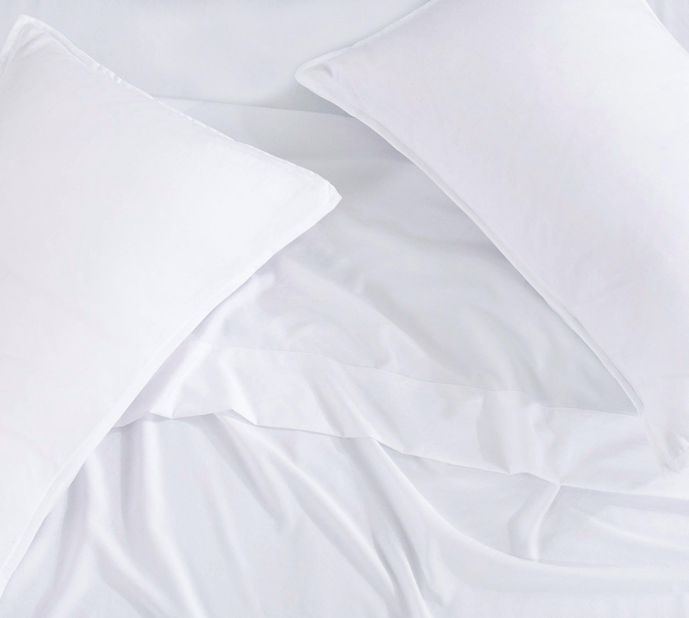 Vintage Washed Microfibre Quilt Cover Set - White