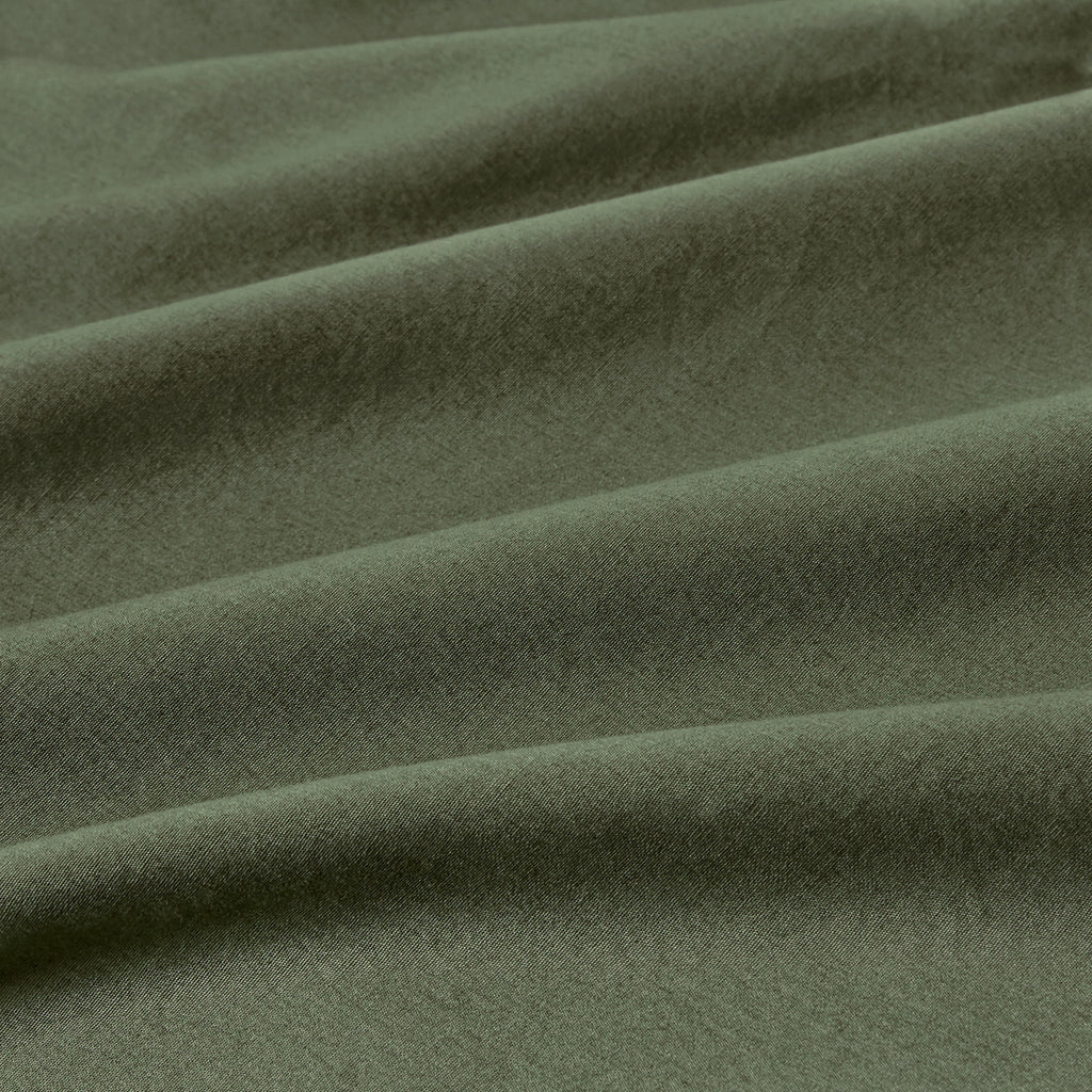 Vintage Washed Cotton Quilt Cover Set - Khaki Green