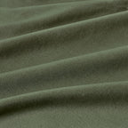 Vintage Washed Cotton Quilt Cover Set - Khaki Green