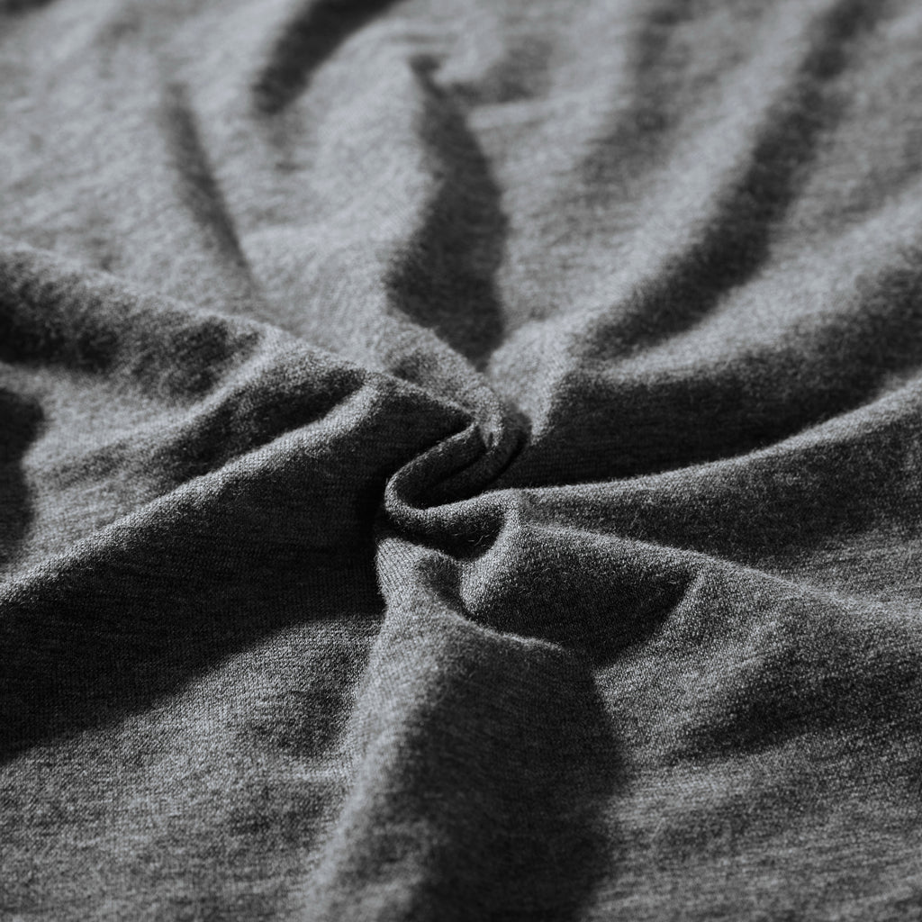 Jersey Cotton Quilt Cover Set - Black Marble