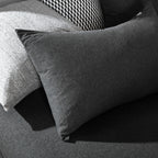 Jersey Cotton Quilt Cover Set - Black Marble