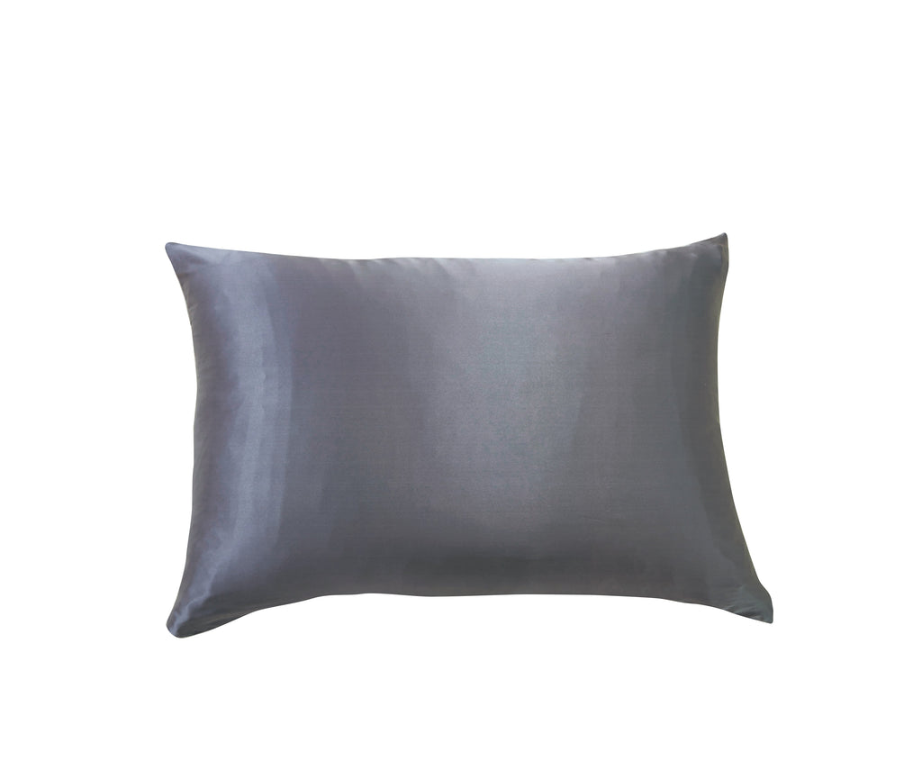 100% Mulberry Silk Pillowcase - Charcoal