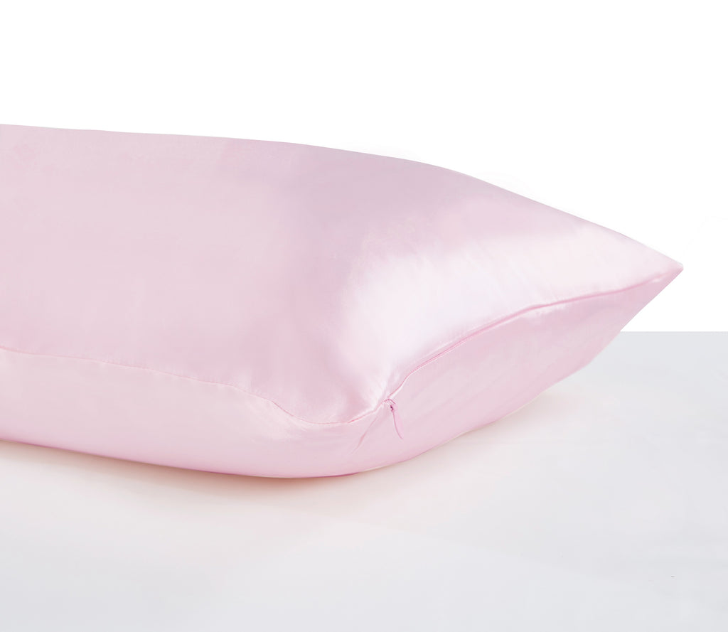 100% Mulberry Silk Pillowcase - Pink