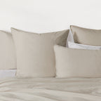 Vintage Washed Cotton Quilt Cover Set - Natural