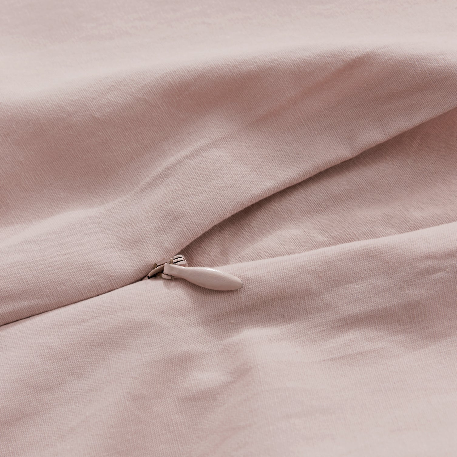 Vintage Washed Cotton Quilt Cover Set - Pink