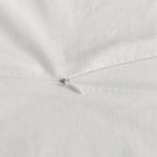 Vintage Washed Cotton Quilt Cover Set - White